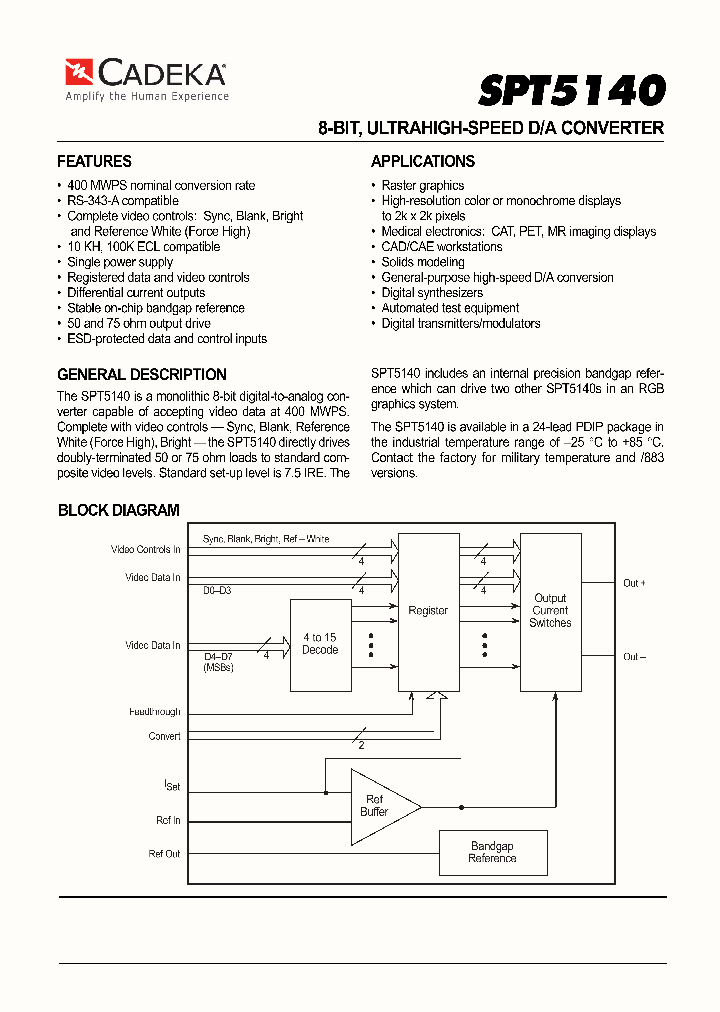 SPT5140_4600891.PDF Datasheet