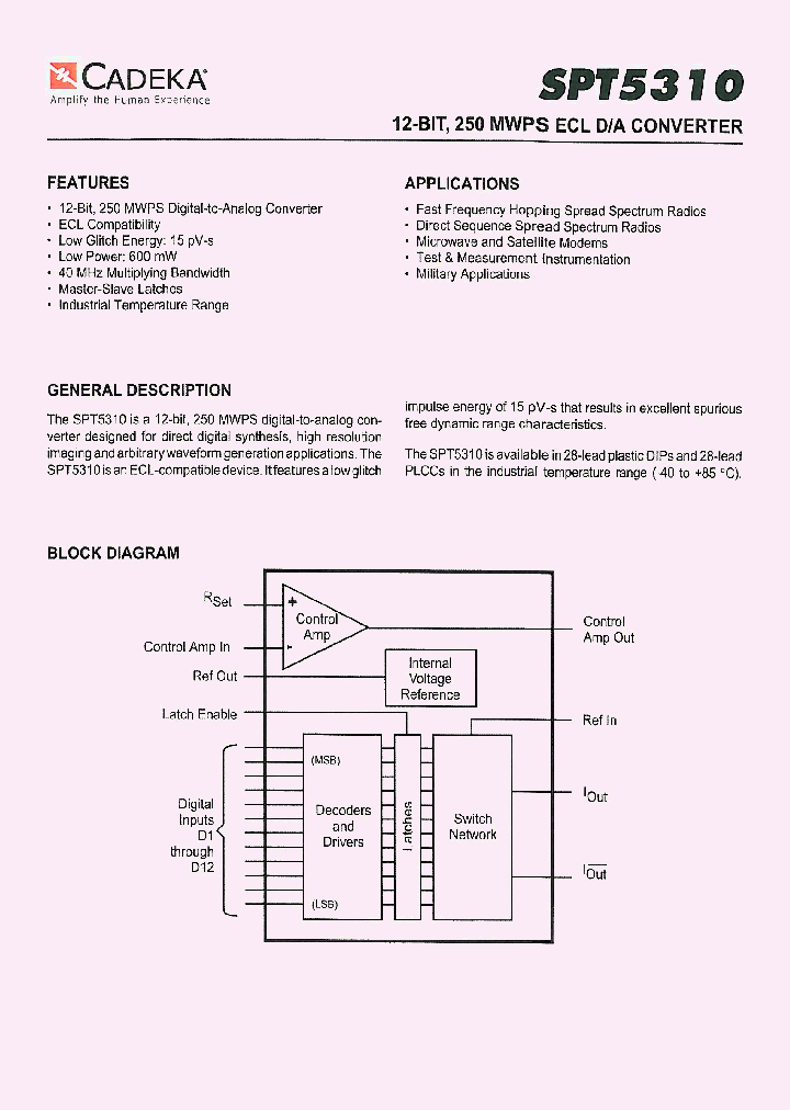 SPT5310_4459491.PDF Datasheet
