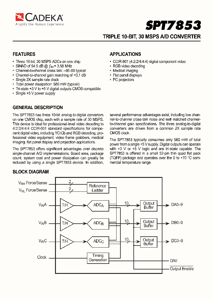 SPT7853SCT_4571679.PDF Datasheet
