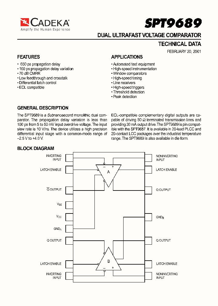 SPT9689_4650998.PDF Datasheet