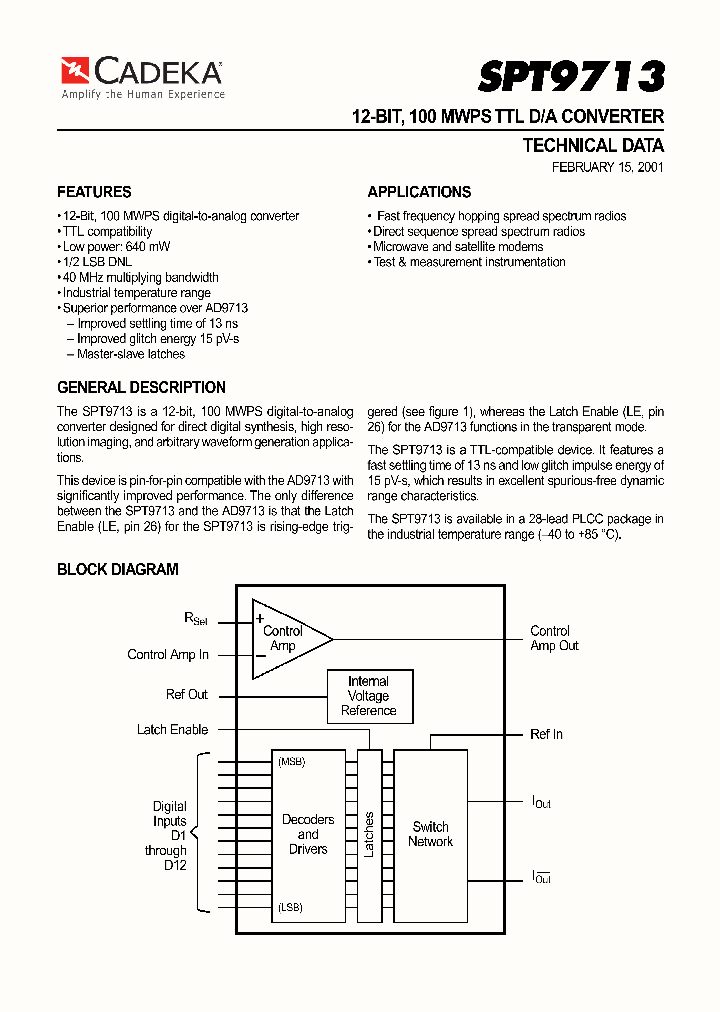 SPT9713AIP_4641704.PDF Datasheet