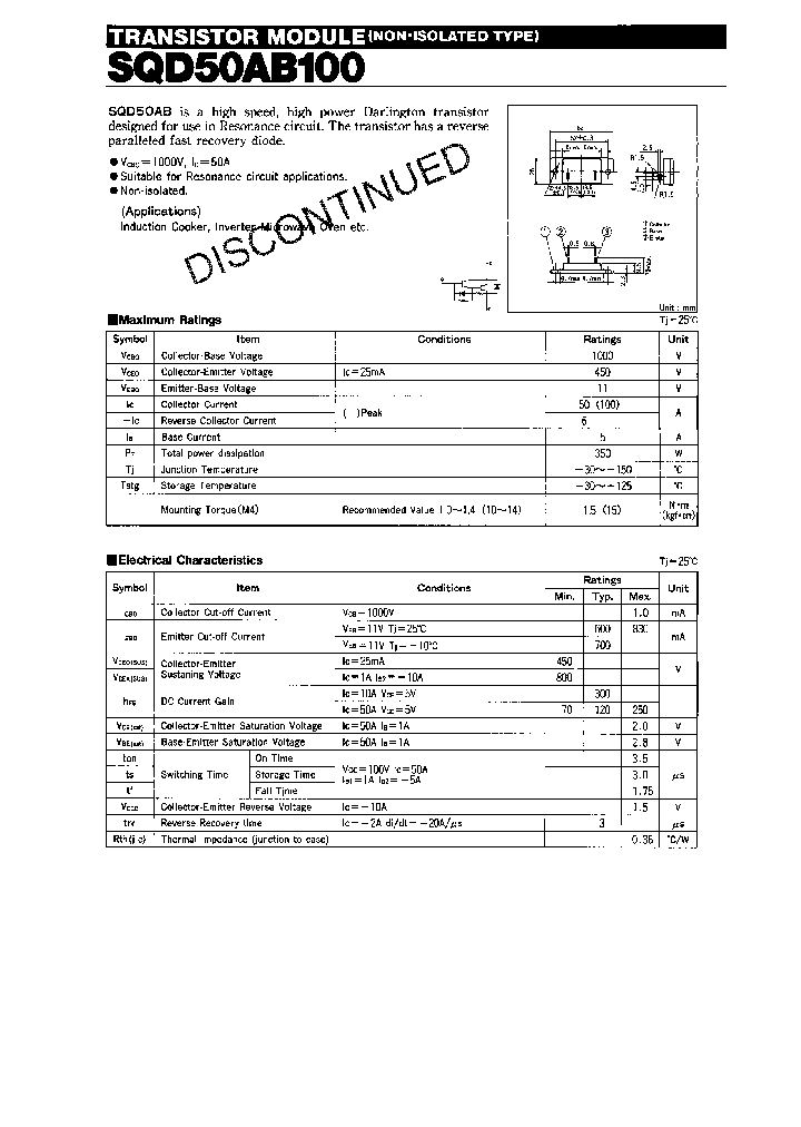 SQD50AB100_4886589.PDF Datasheet