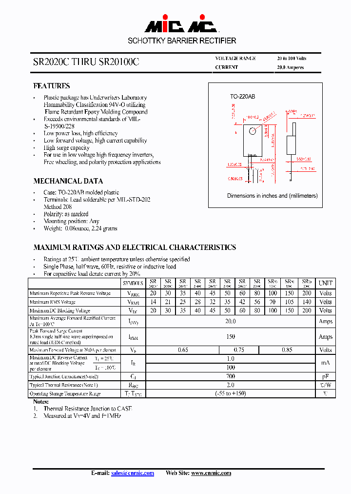 SR20100C_4400004.PDF Datasheet