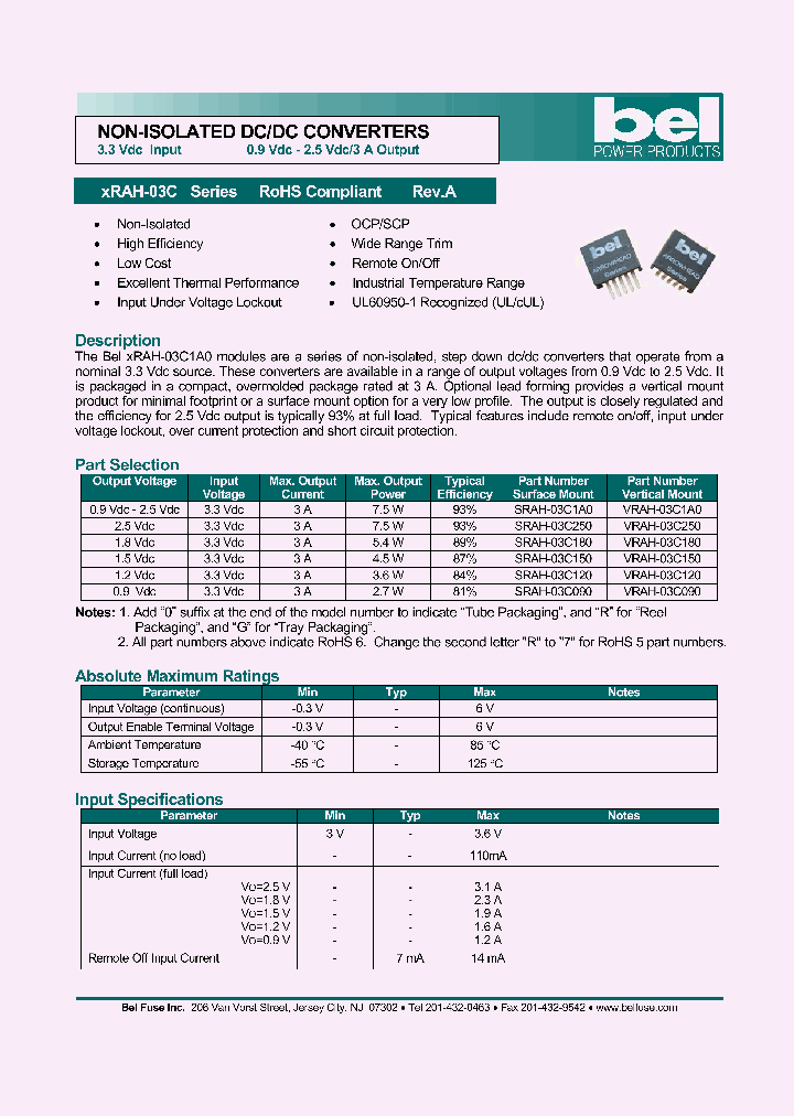SRAH-03C150_4338410.PDF Datasheet