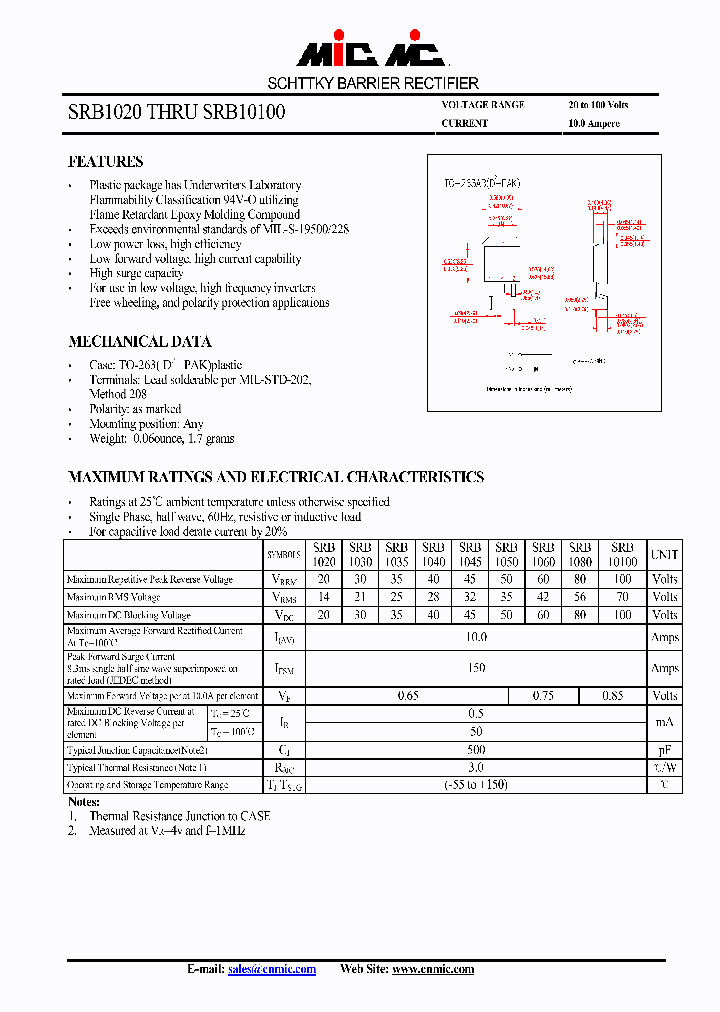 SRB10100_4409179.PDF Datasheet