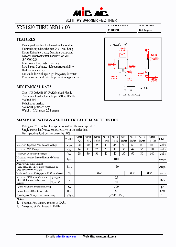 SRB16100_4851796.PDF Datasheet