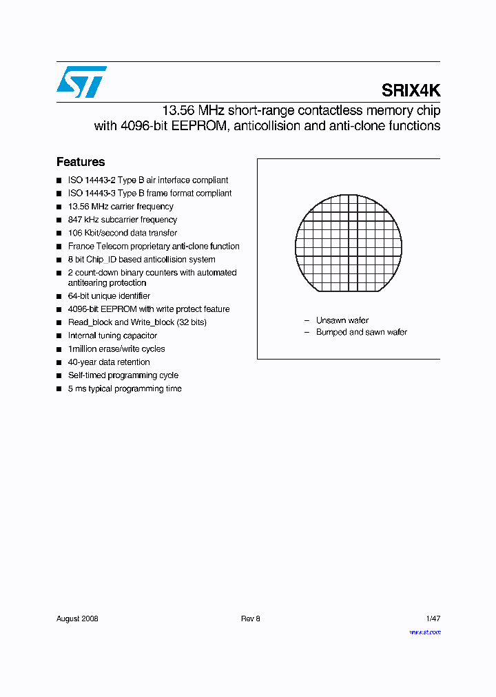 SRIX4K-W41GE_4491197.PDF Datasheet