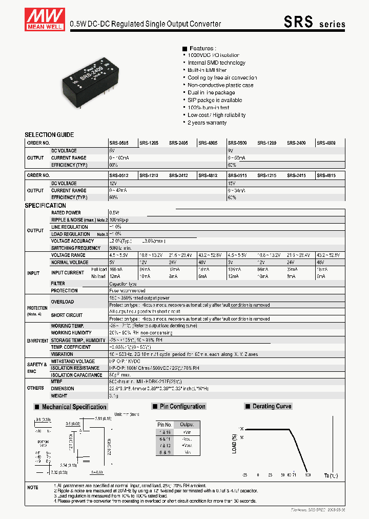 SRS-0505_4545562.PDF Datasheet