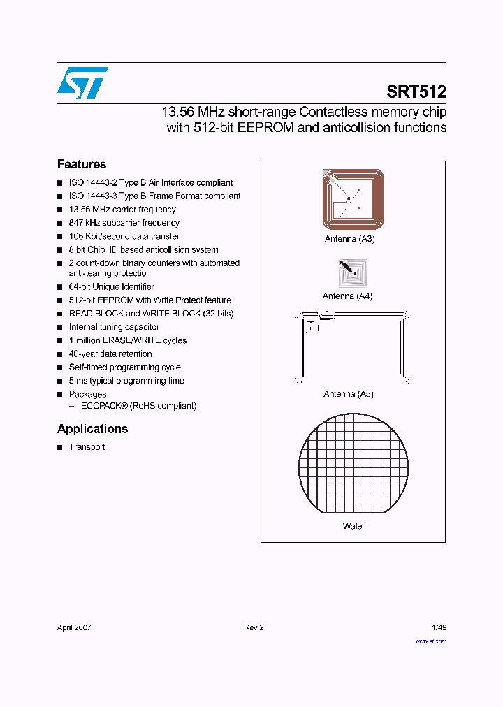 SRT512_4249073.PDF Datasheet