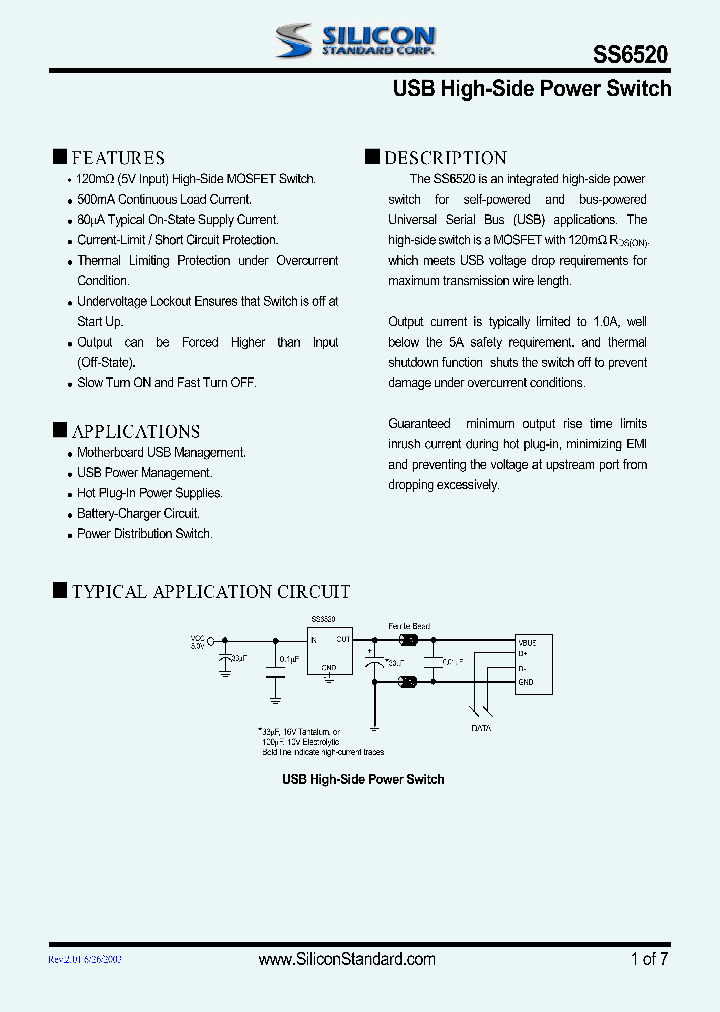 SS6520CXBG_4628743.PDF Datasheet
