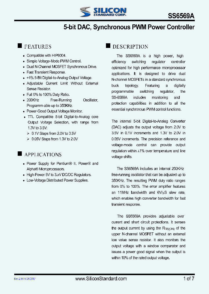 SS6569ACSTB_4605642.PDF Datasheet