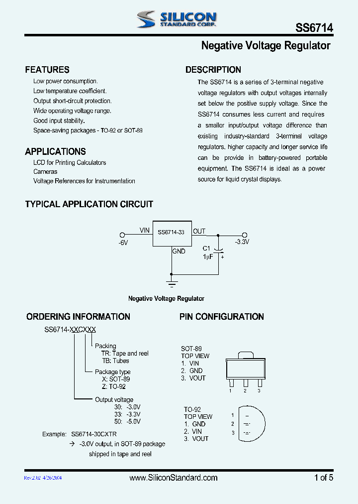 SS6714-33CXTB_4897305.PDF Datasheet