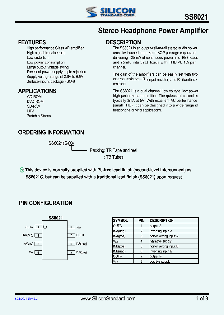 SS8021_4707341.PDF Datasheet