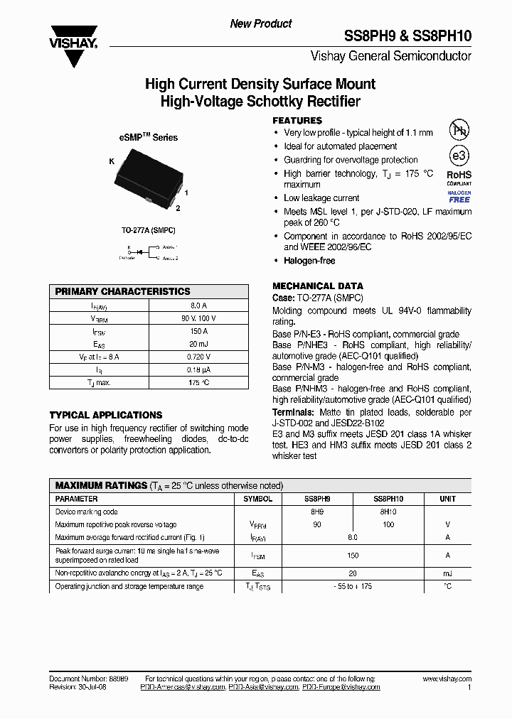 SS8PH10-E386A_4552236.PDF Datasheet