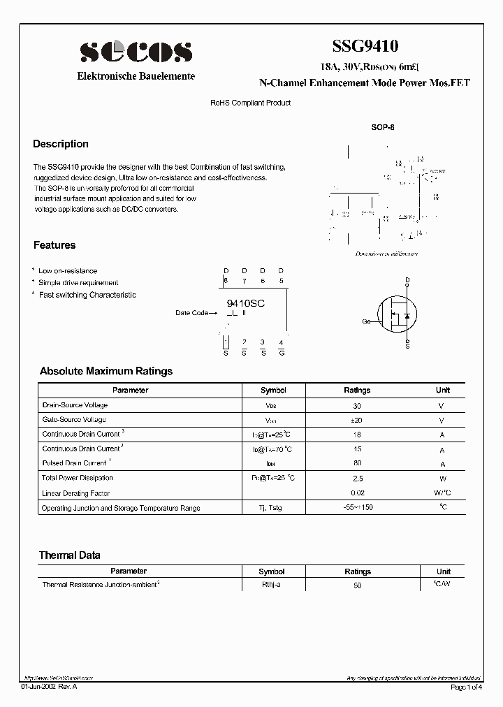 SSG9410_4463124.PDF Datasheet