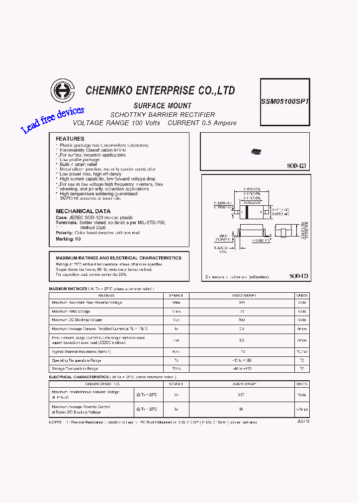 SSM05100SPT_4688859.PDF Datasheet