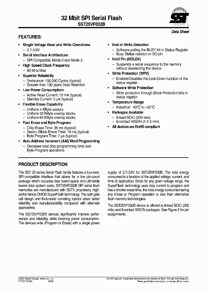 SST25VF032B-66-4I-QE_4882636.PDF Datasheet