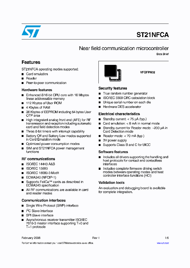 ST21NFCA_4534494.PDF Datasheet