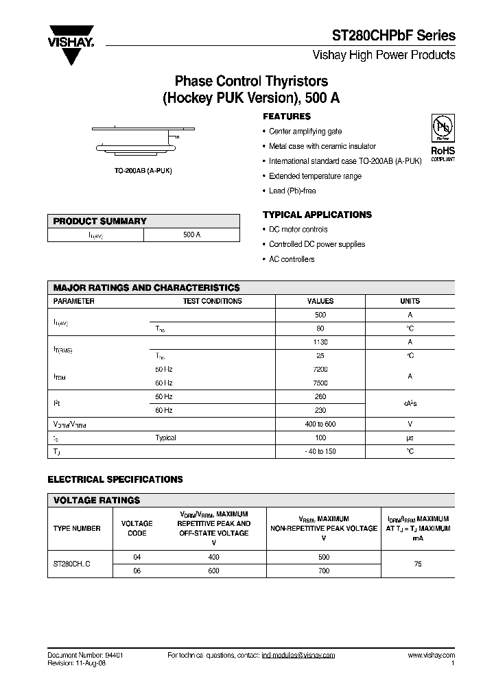 ST280CHPBF_4427012.PDF Datasheet