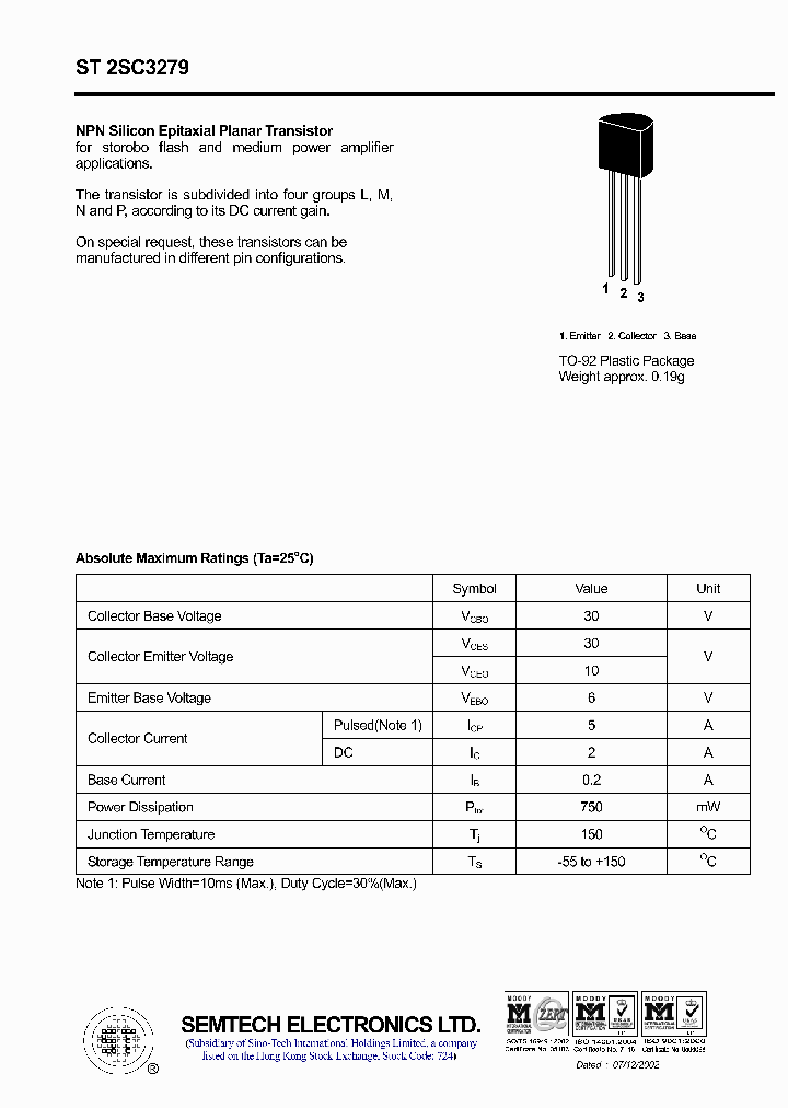 ST2SC3279_4443282.PDF Datasheet