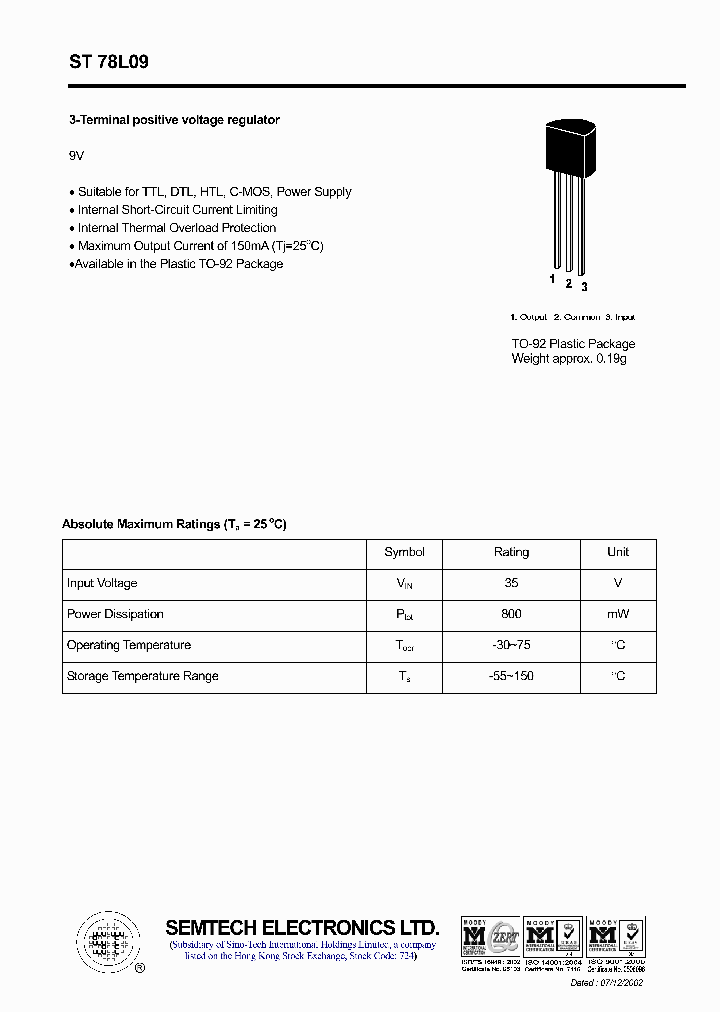 ST78L09_4510568.PDF Datasheet