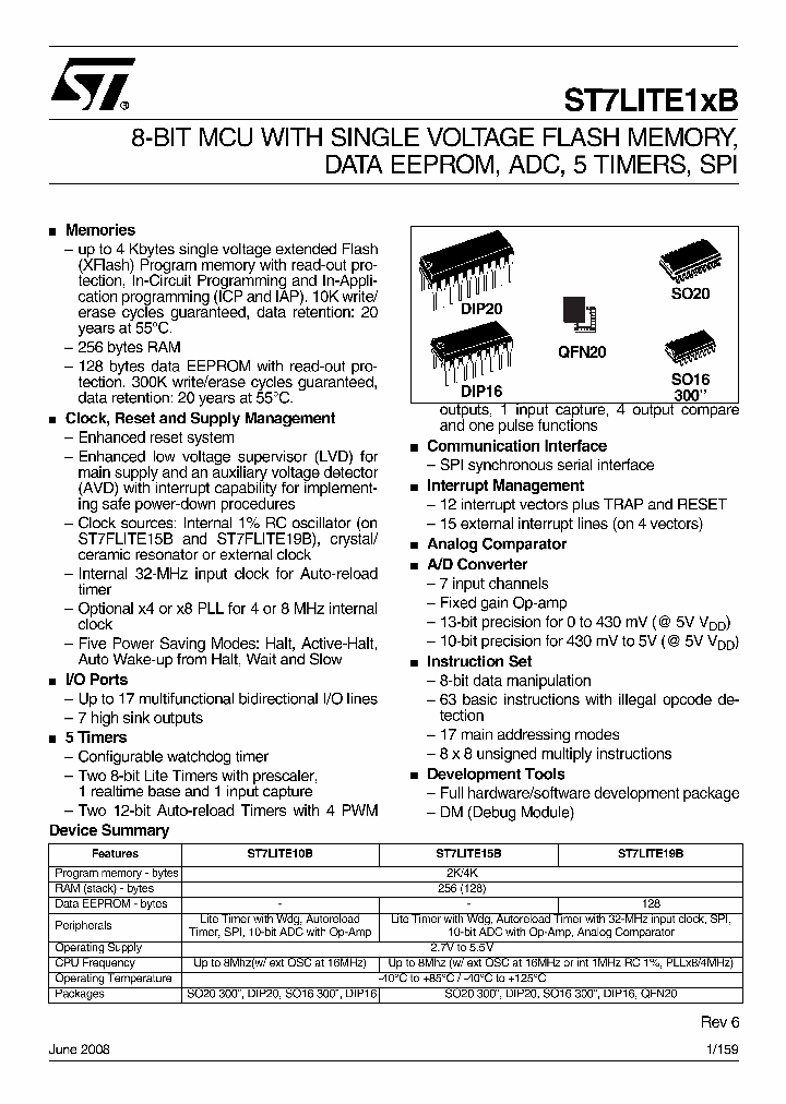 ST7F10BF0B3TR_4466447.PDF Datasheet