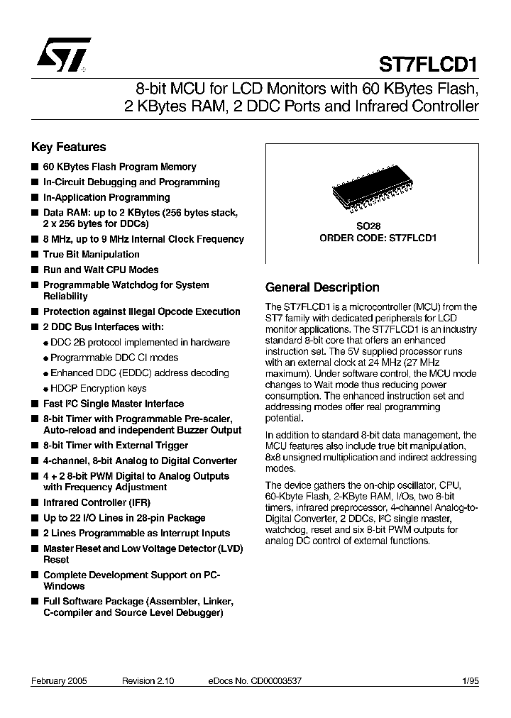ST7FLCD105_4227873.PDF Datasheet