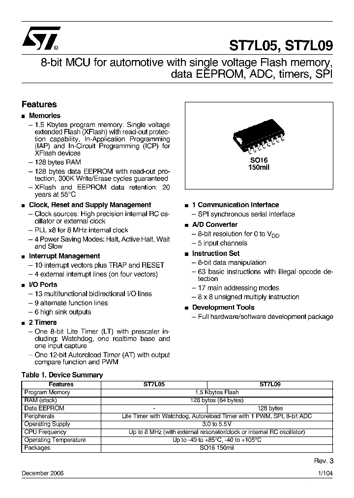 ST7L05_4181403.PDF Datasheet