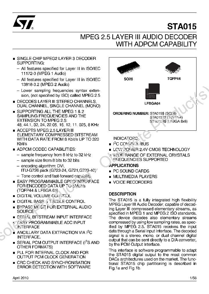 STA01510_4875796.PDF Datasheet