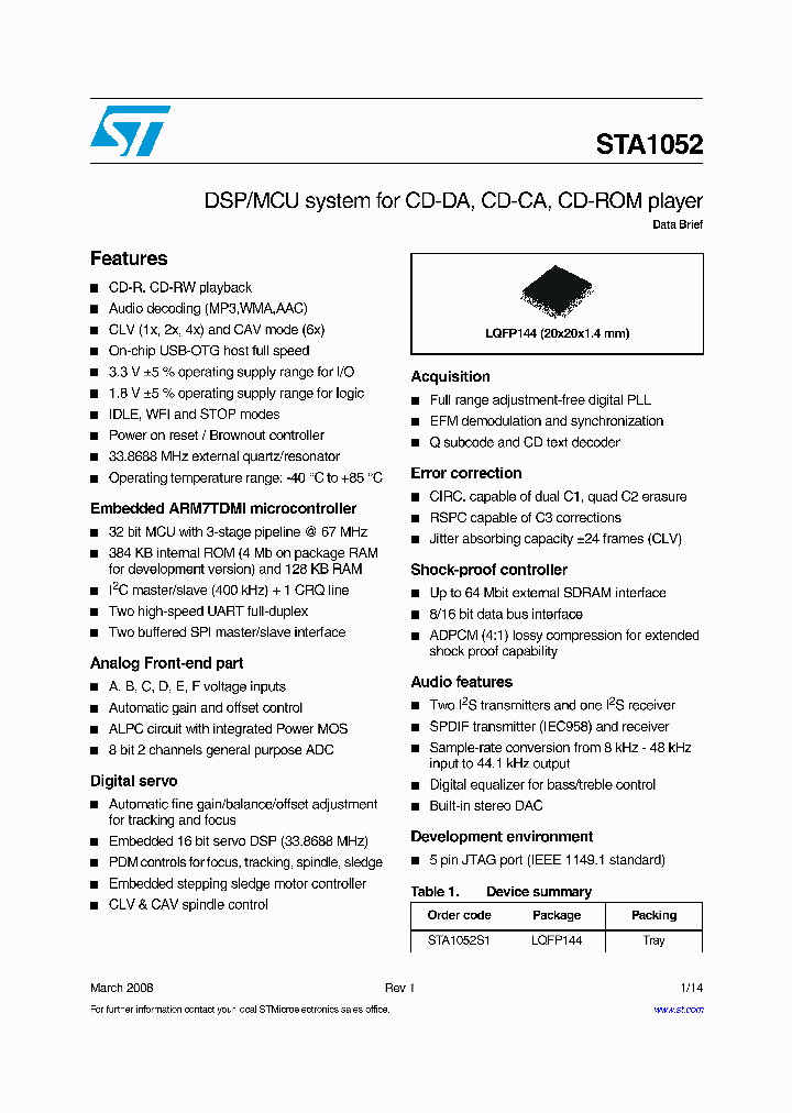 STA1052_4243948.PDF Datasheet