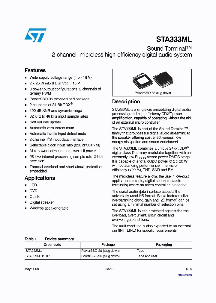 STA333ML08_4270824.PDF Datasheet
