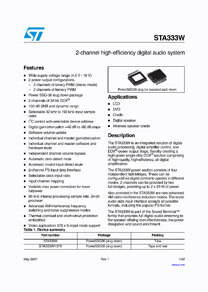 STA333W_4270825.PDF Datasheet