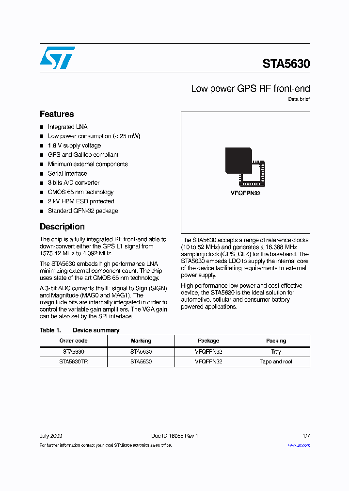 STA5630_4465223.PDF Datasheet