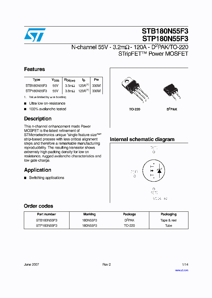 STB180N55F3_4547822.PDF Datasheet