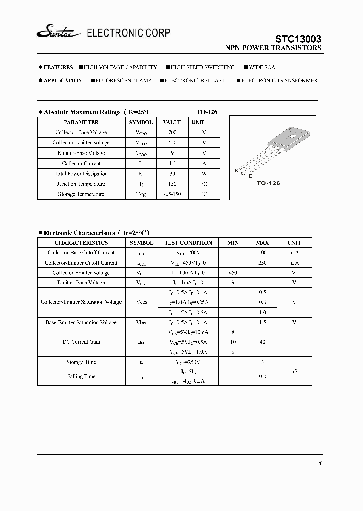 STC13003_4848716.PDF Datasheet