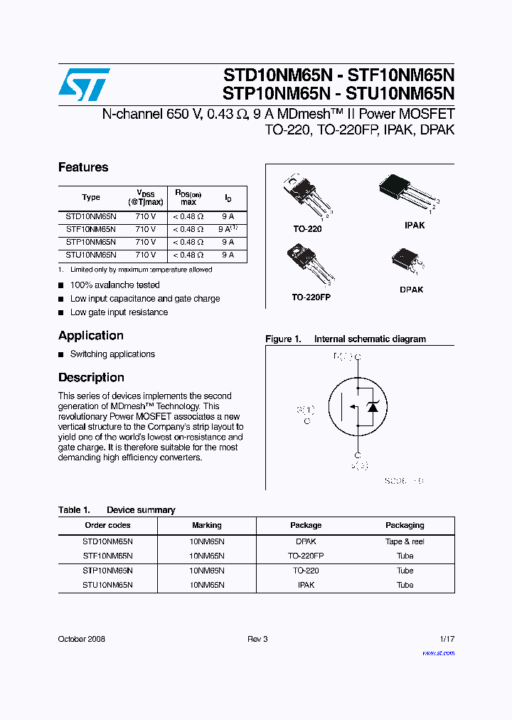 STD10NM65N08_4357239.PDF Datasheet