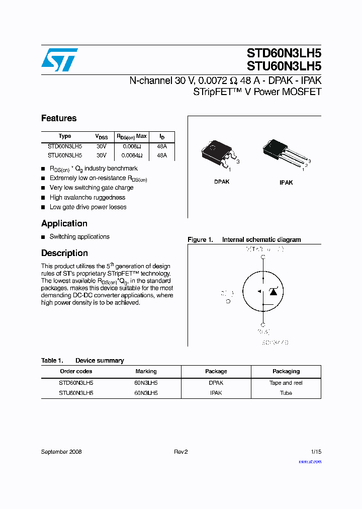 STD60N3LH5_4263019.PDF Datasheet