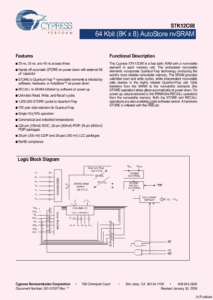 STK12C68_4507249.PDF Datasheet
