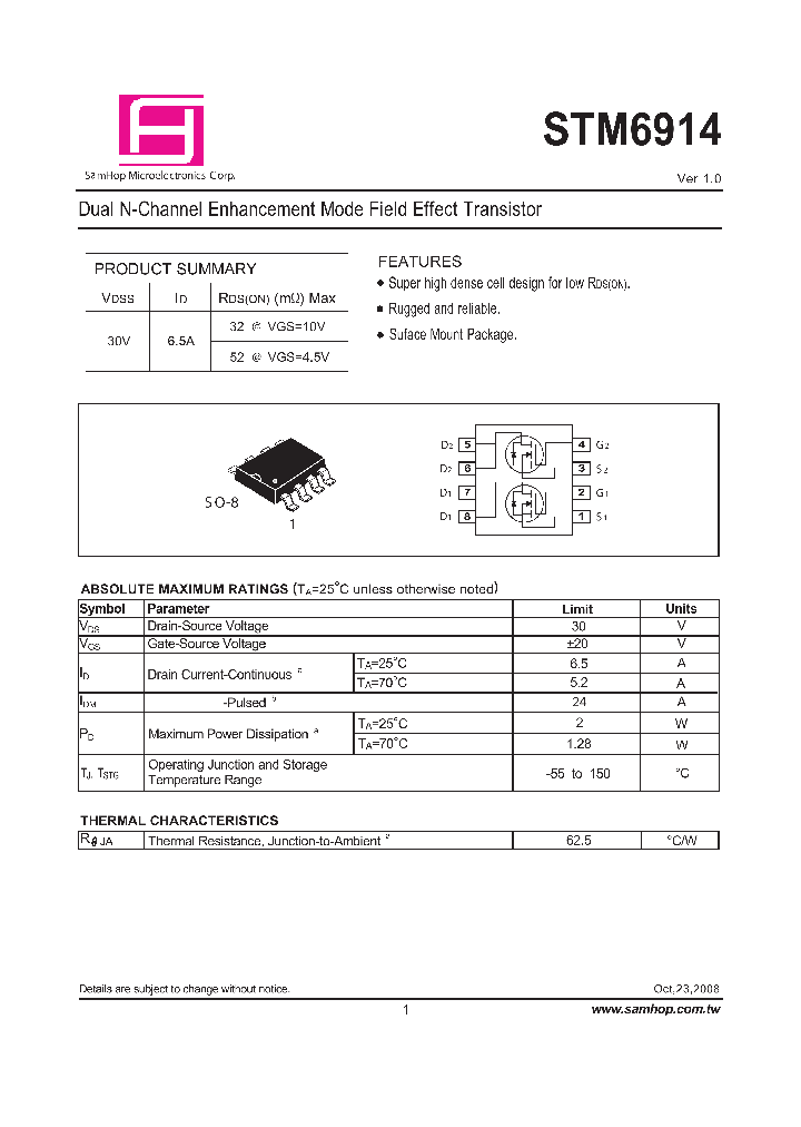 STM6914_4380665.PDF Datasheet