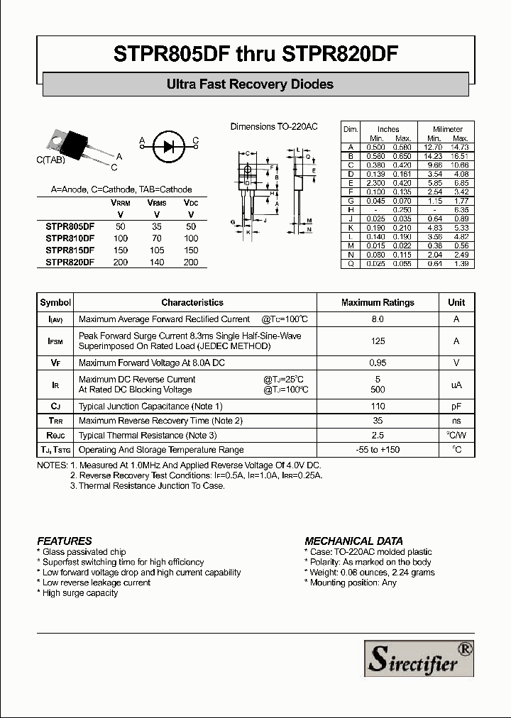 STPR805DF_4713143.PDF Datasheet