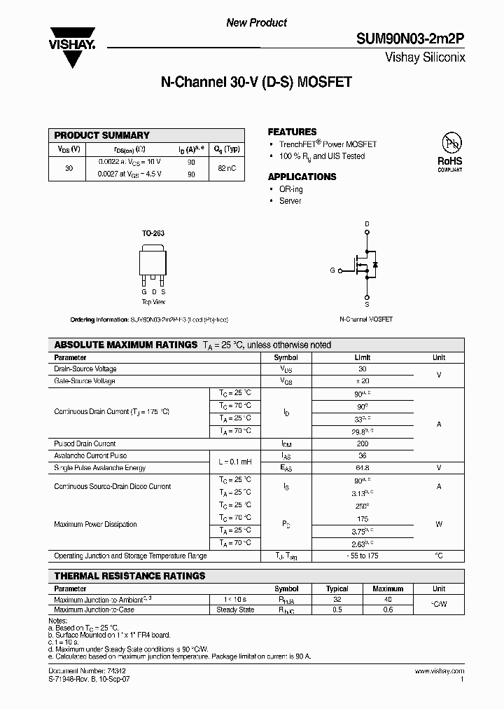 SUM90N03-2M2P_4258211.PDF Datasheet