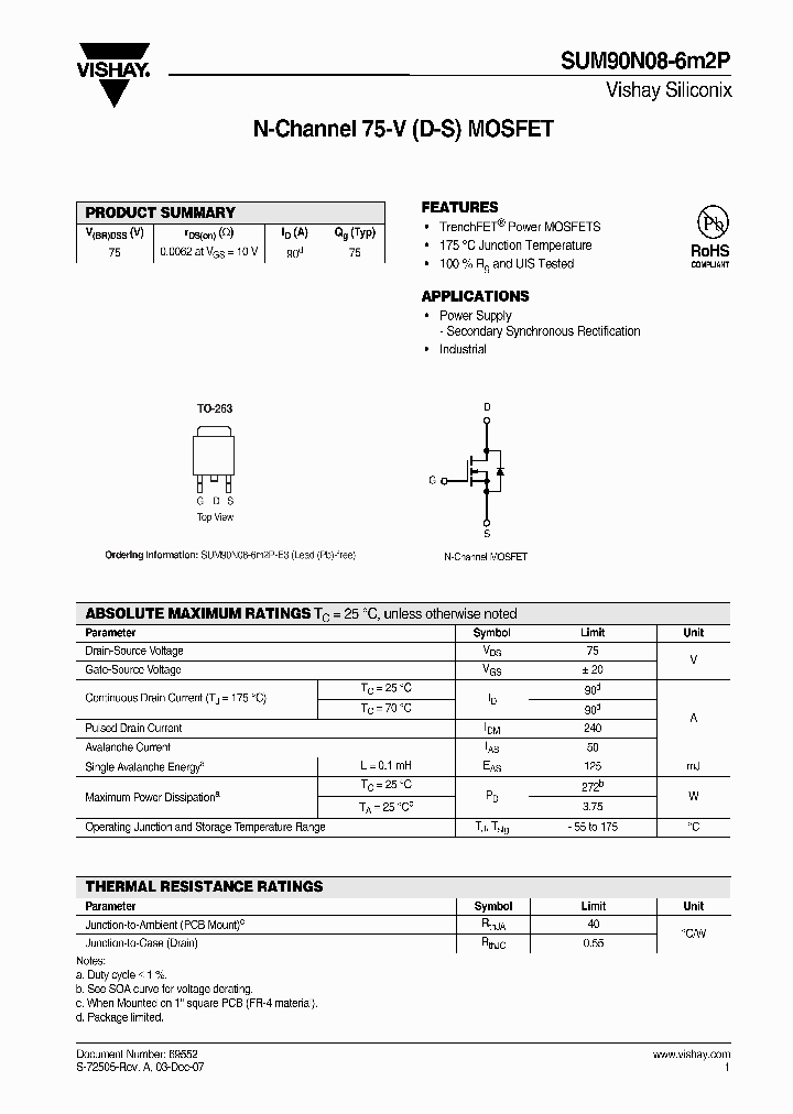 SUM90N08-6M2P_4258219.PDF Datasheet