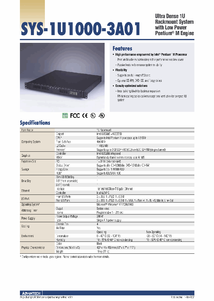 SYS-1U1000-3A01_4579037.PDF Datasheet
