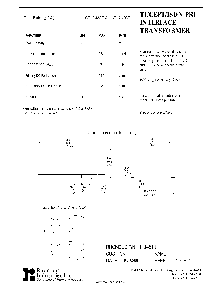 T-14511_4493678.PDF Datasheet
