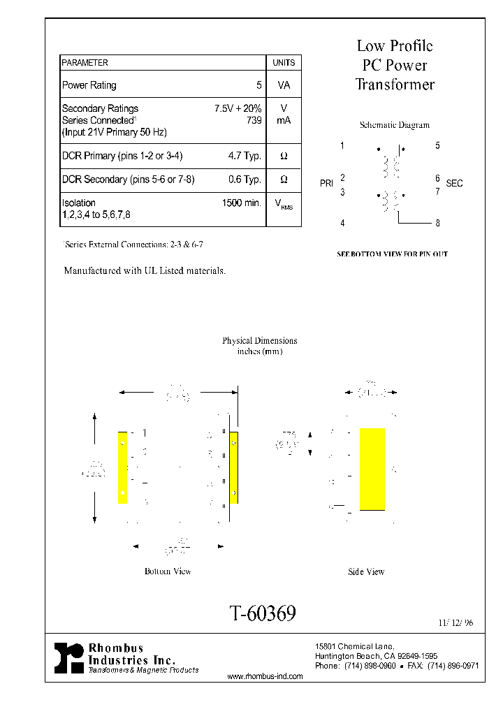 T-60369_4705167.PDF Datasheet