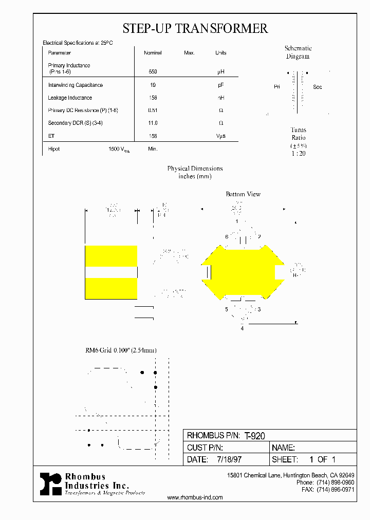 T-920_4821859.PDF Datasheet