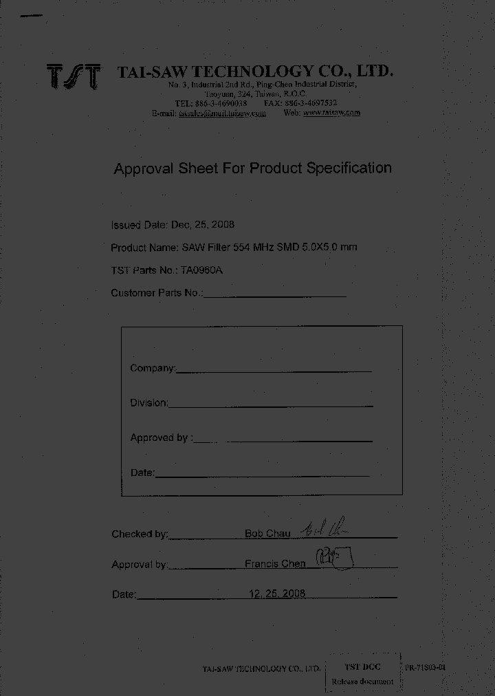 TA0960A_4574782.PDF Datasheet