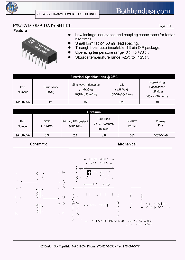 TA150-05A_4866647.PDF Datasheet