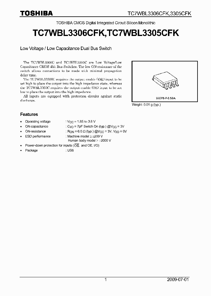 TC7WBL3305CFK_4518423.PDF Datasheet