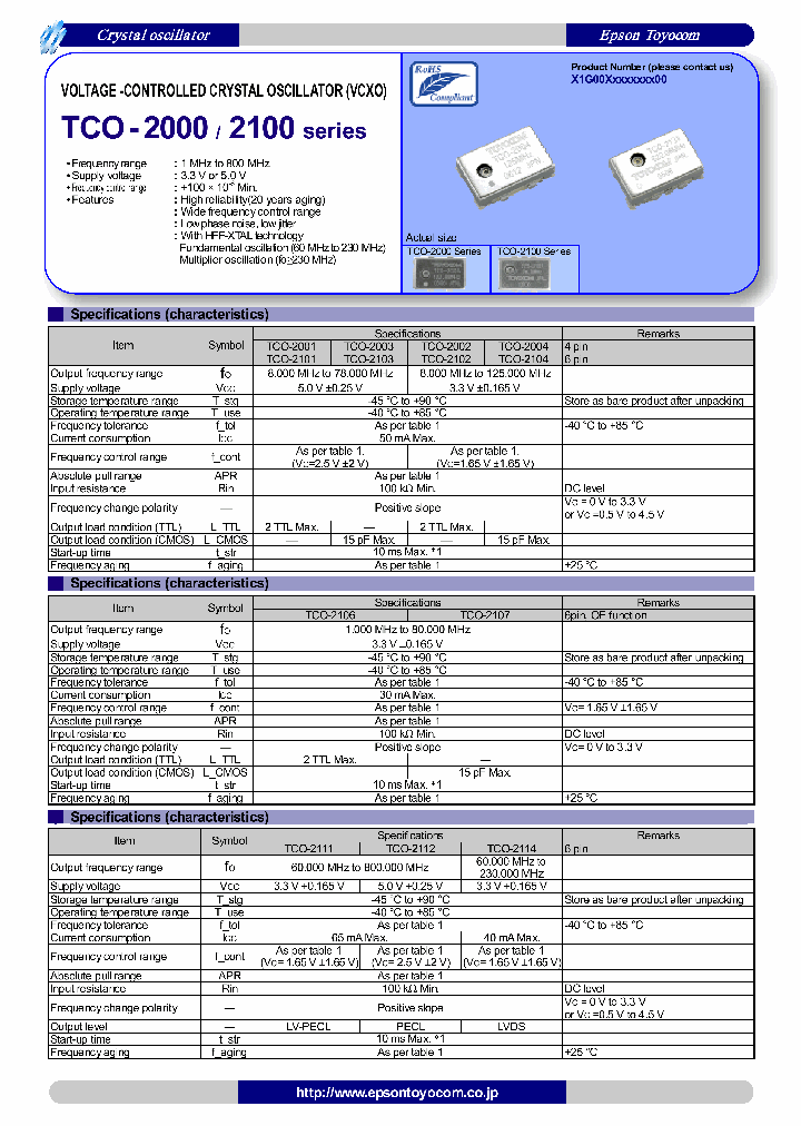 TCO-2100_4444161.PDF Datasheet